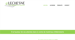 Desktop Screenshot of lechesne.com